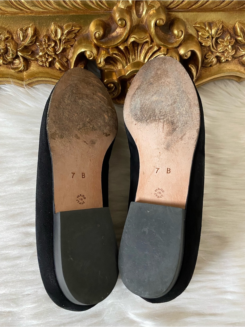 St John Vintage Black Suede Loafers - Picture 10 of 13
